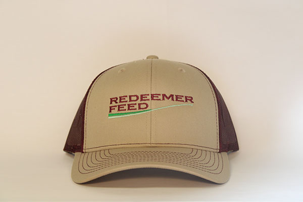 RF Cap Tan and Maroon